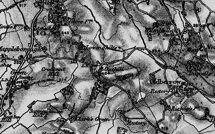 Old map of Outhill in 1898