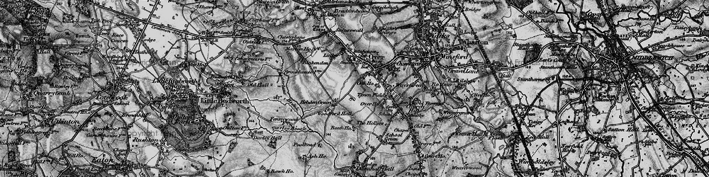 Old map of Over in 1897