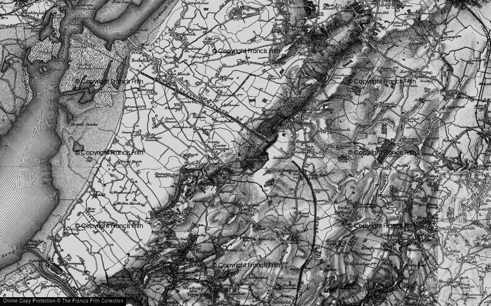 Old Map of Over, 1898 in 1898