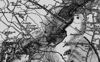 Old map of Over in 1898