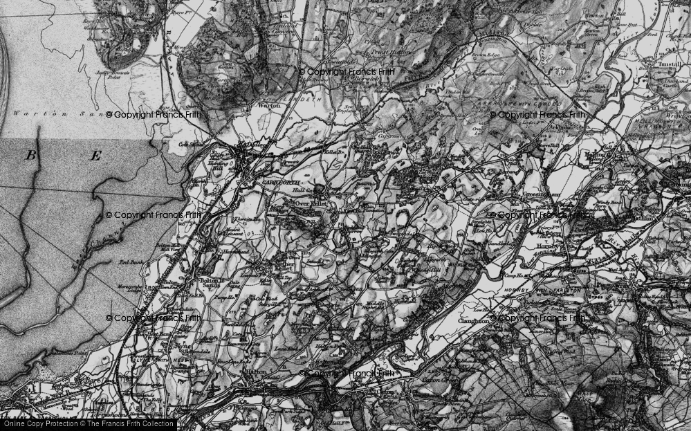 Old Map of Historic Map covering Birkland Barrow in 1898