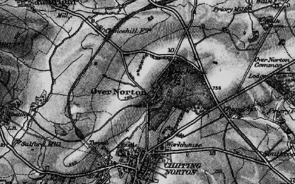 Old map of Over Norton in 1896