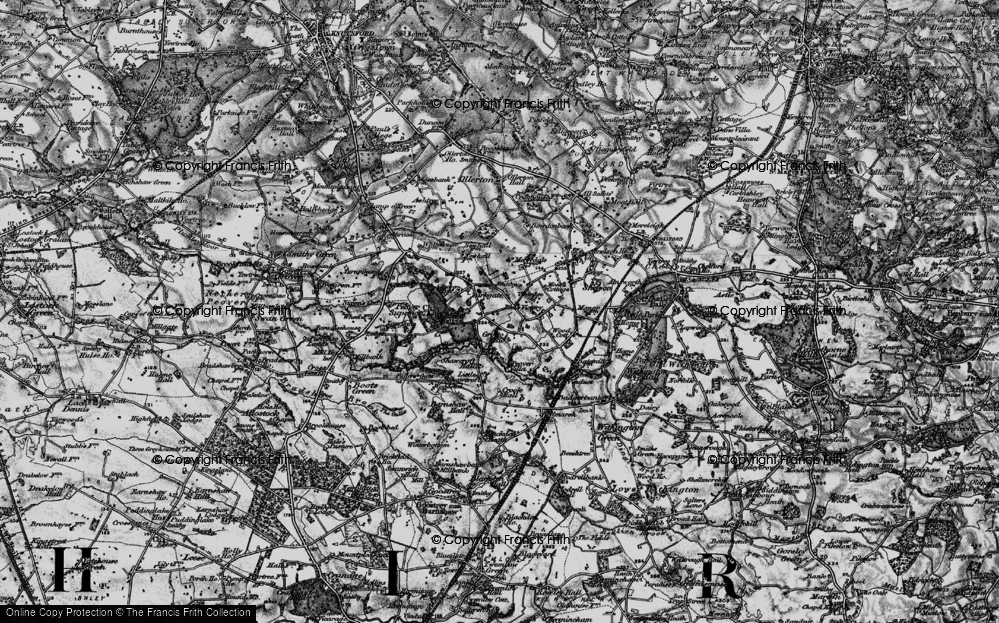Old Map of Over Peover, 1896 in 1896
