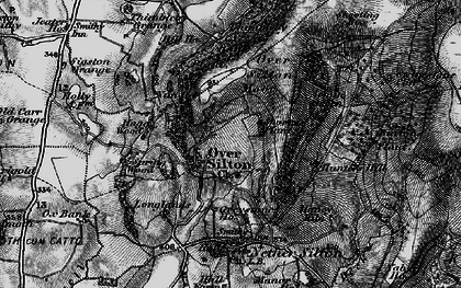 Old map of Black Hambleton in 1898