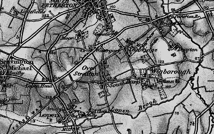 Old map of Over Stratton in 1898