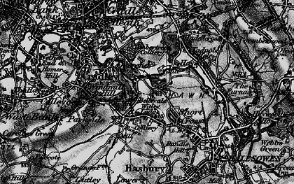 Old map of Overend in 1899