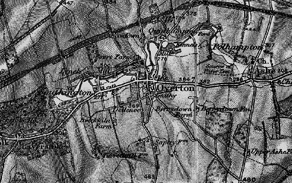 Old map of Overton in 1895