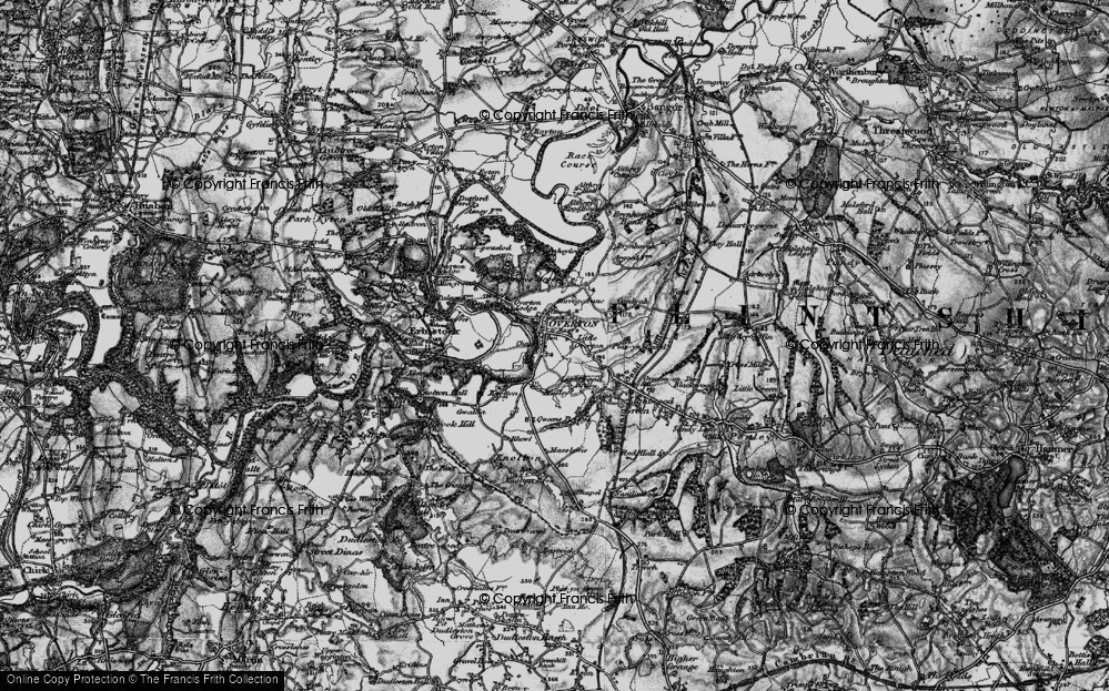 Old Map of Overton, 1897 in 1897