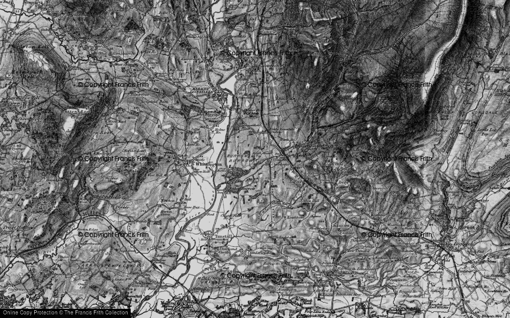 Old Map of Overtown, 1898 in 1898