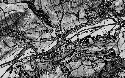 Old map of Ovingham in 1898