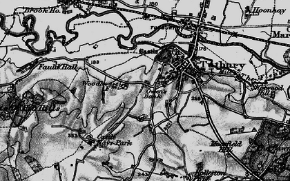 Old map of Owen's Bank in 1897