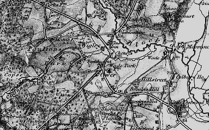 Old map of Ower in 1895