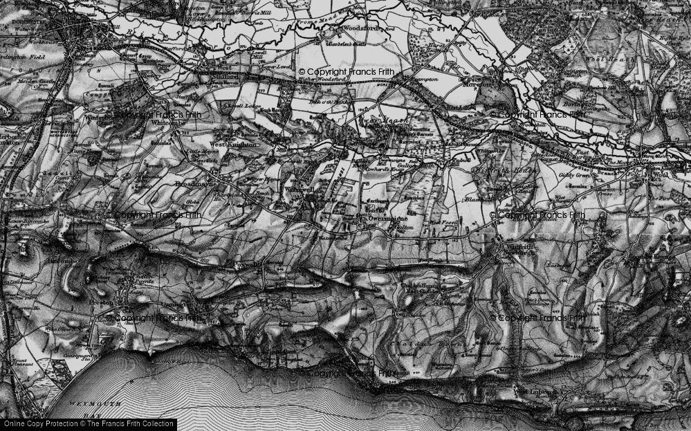 Old Map of Owermoigne, 1897 in 1897