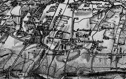 Old map of Owermoigne in 1897