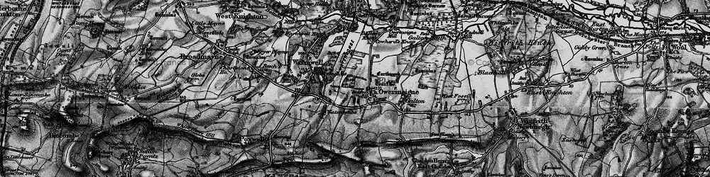 Old map of Owermoigne in 1897
