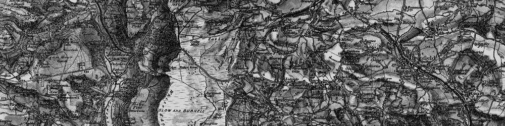 Old map of Bucka Hill in 1896