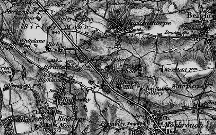 Old map of Owlthorpe in 1896