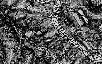 Old map of Ownham in 1895