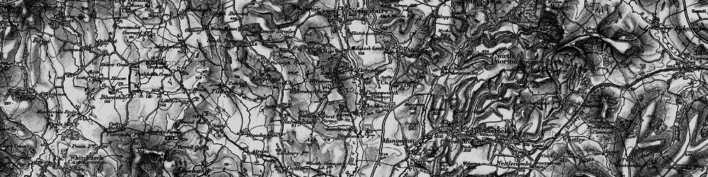 Old map of Oxbridge in 1898