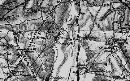 Old map of Oxcroft Estate in 1896