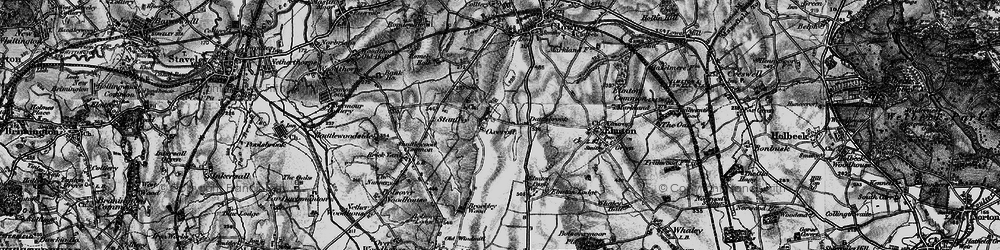 Old map of Oxcroft Estate in 1896