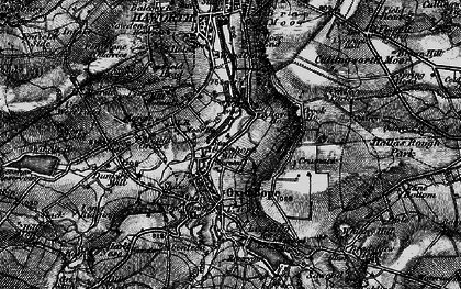 Old map of Oxenhope in 1898