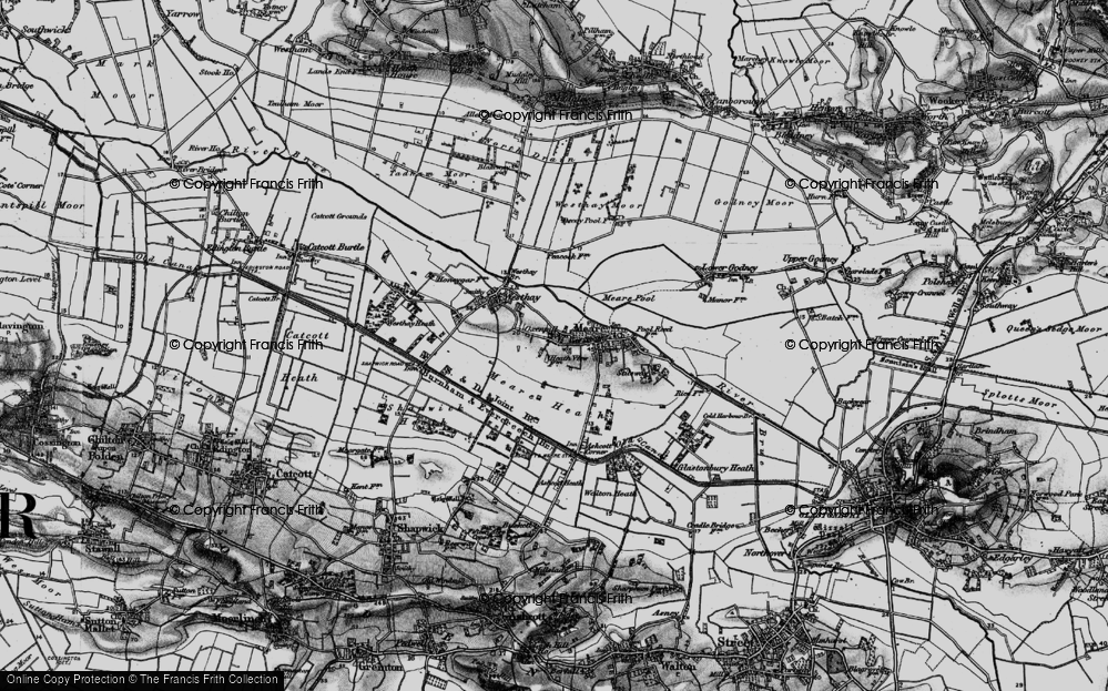 Old Map of Oxenpill, 1898 in 1898