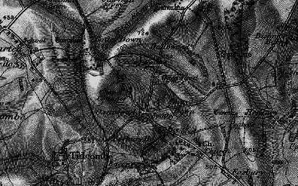 Old map of Oxenwood in 1895