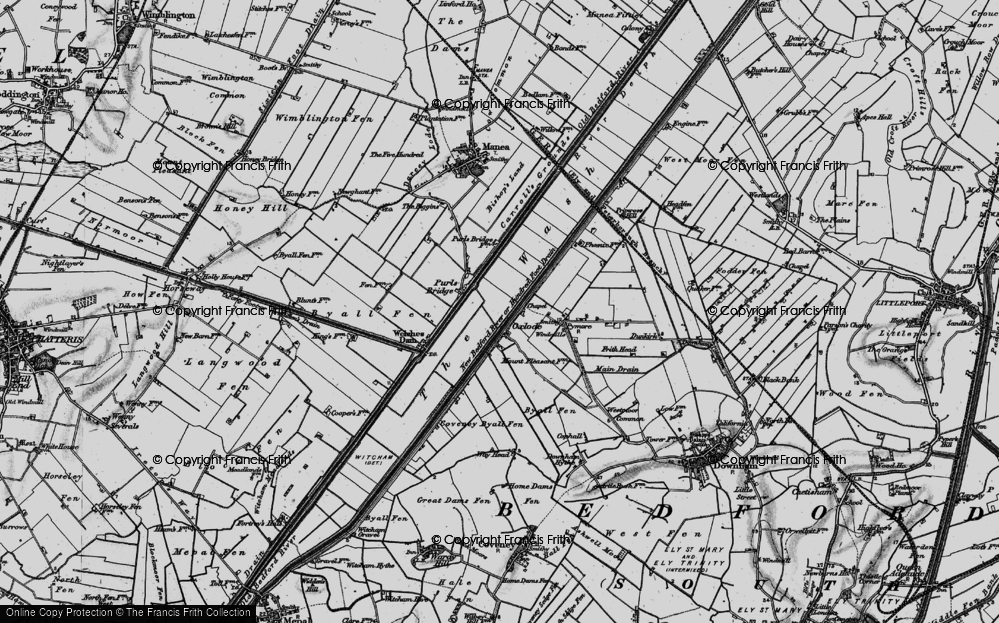 Old Map of Oxlode, 1898 in 1898