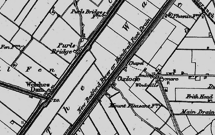 Old map of Oxlode in 1898