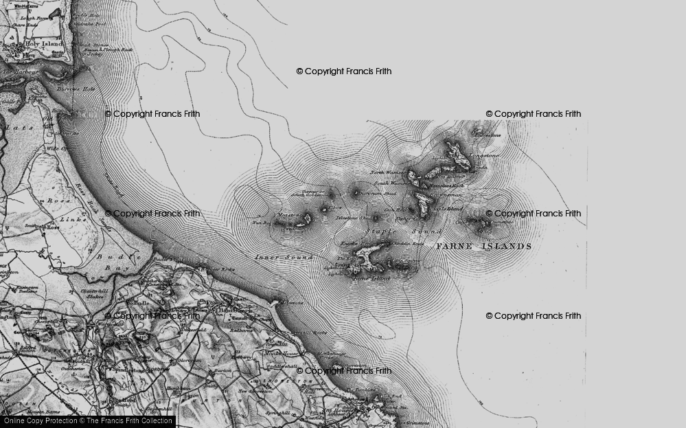 Old Map of Oxscar, 1897 in 1897