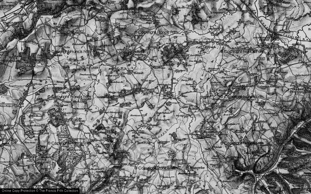 Old Map of Packers Hill, 1898 in 1898
