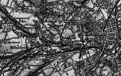 Old map of Paddock in 1896