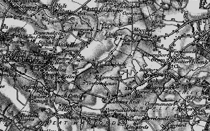 Old map of Paddockhill in 1896