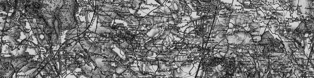 Old map of Paddockhill in 1896