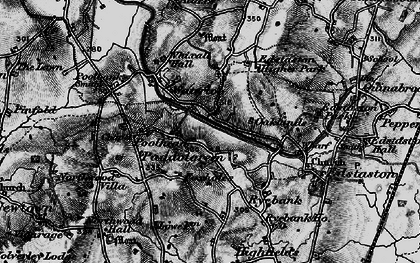 Old map of Paddolgreen in 1897