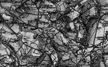 Old map of Padside Green in 1898