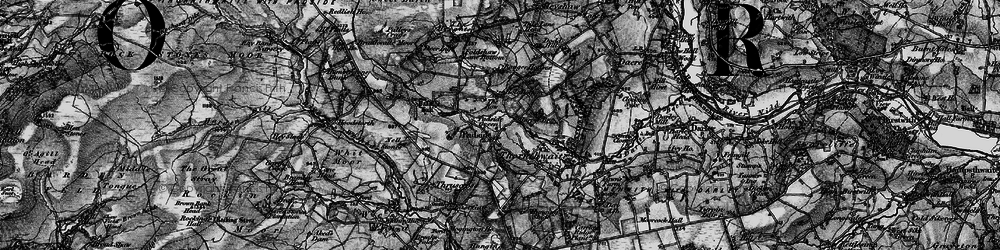 Old map of Padside Green in 1898