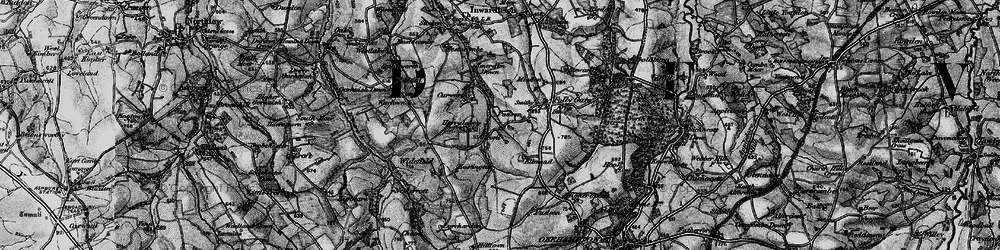 Old map of Widefield in 1898