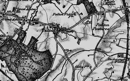 Old map of Pailton in 1899