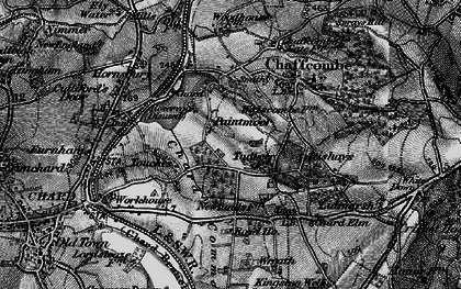 Old map of Paintmoor in 1898
