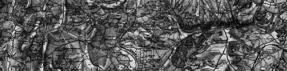 Old map of Paintmoor in 1898