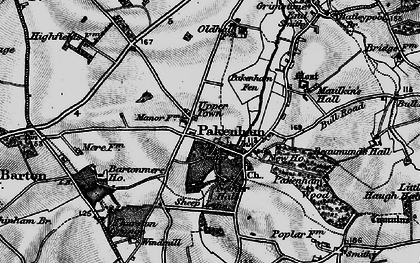 Old map of Pakenham in 1898