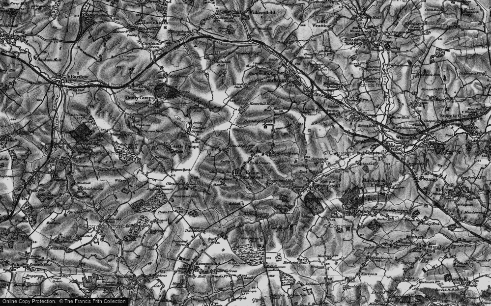 Old Map of Pale Green, 1895 in 1895