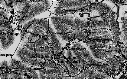 Old map of Pale Green in 1895