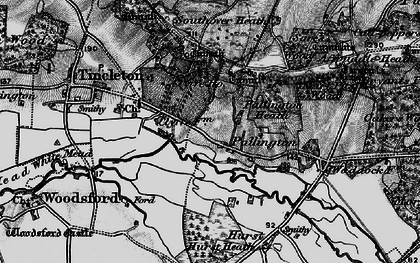 Old map of Pallington in 1897
