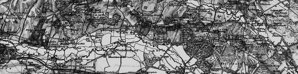Old map of Pallington in 1897