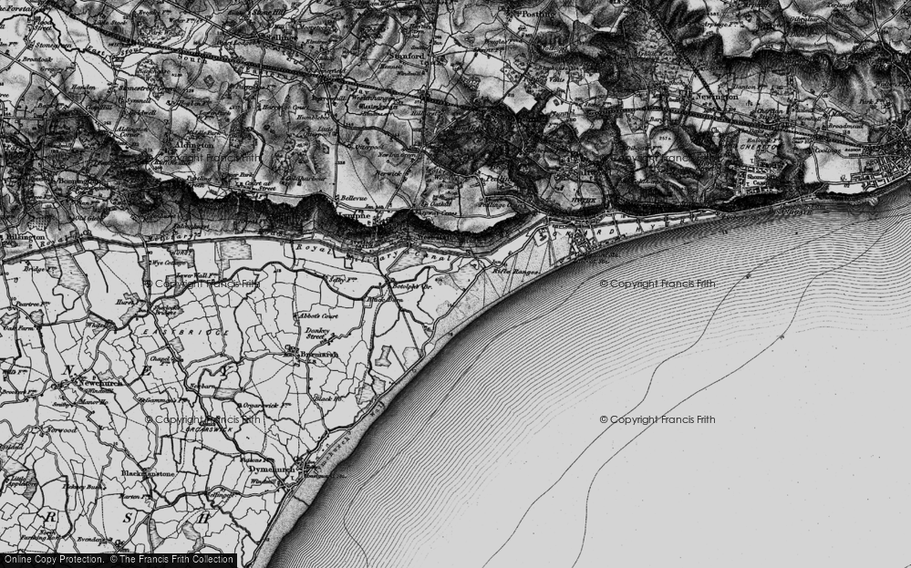 Old Map of Palmarsh, 1895 in 1895