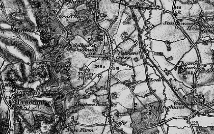 Old map of Palmers Cross in 1896