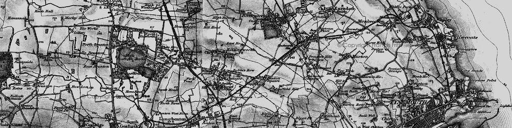 Old map of Palmersville in 1897